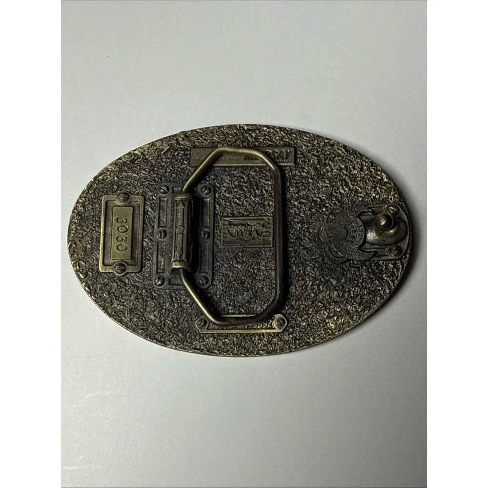 The Great American Buckle Co. Gold Rush By Life Adventures Vintage Belt Buckle